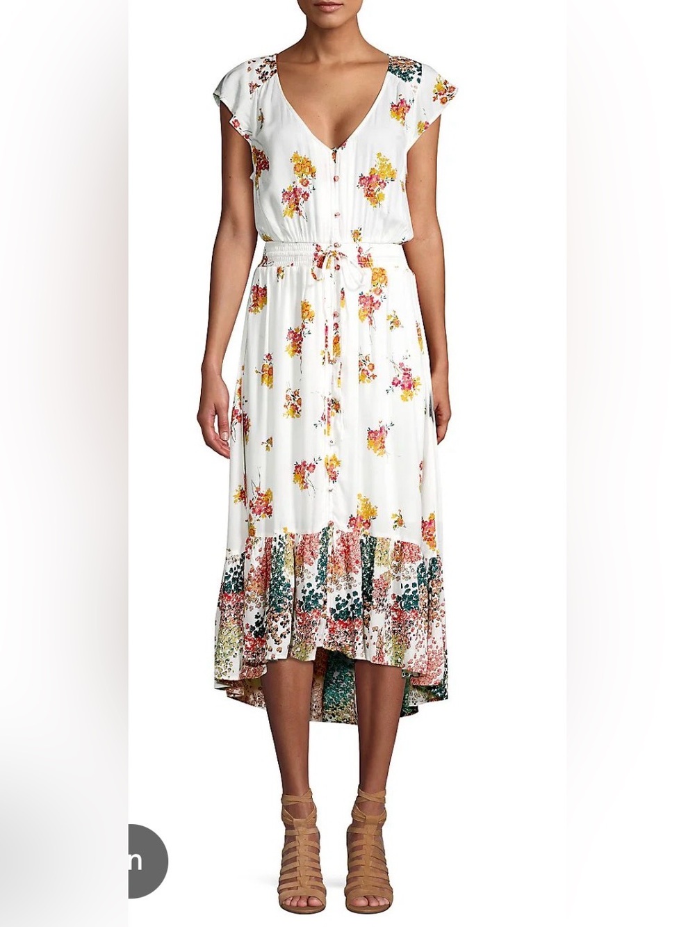 Lucky brand Maxi floral dress size small